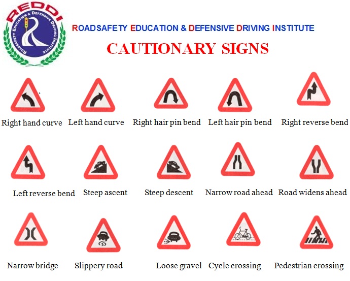 Cautionary Road Signs